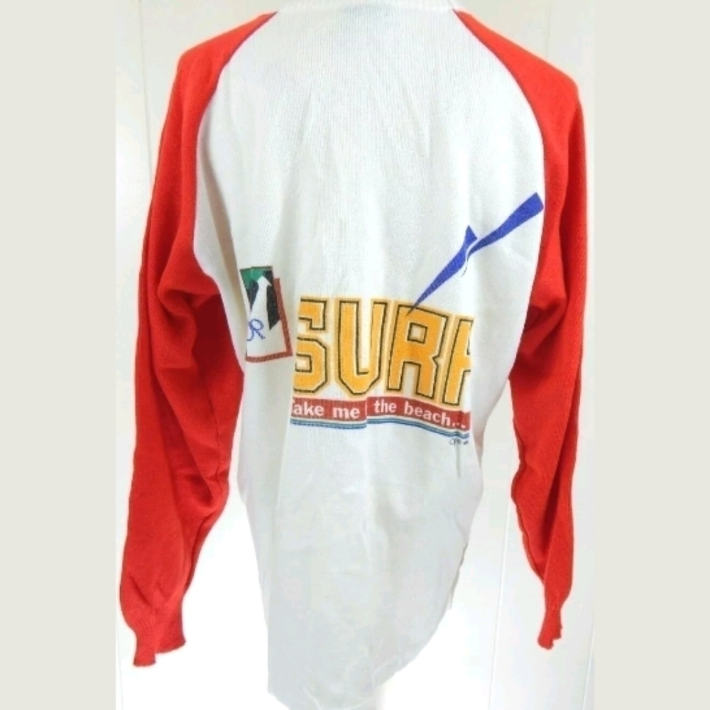 OP Vintage‎ Graphic Surf Sweater